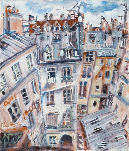 View from Our Apartment, Paris 120702